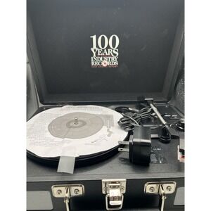 Unique Retro  Industry Records  Promotional Suitcase Turntable